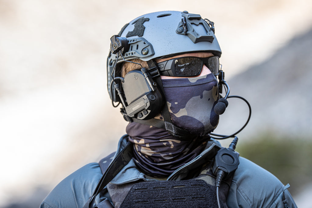 Tactical Radio Helmet Headset w/ Active Hearing Protection - PTH-V2-33 Material Comms PolTact Headset & Push To Talk(PTT) For Tactical Radio Headset w/ Active Hearing Protection -Motorola HT750, HT1250, HT1550, MTX850, MTX950, MTX960, MTX8250, MTX9250, PR860