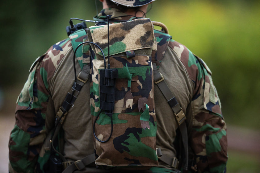 Tactical Antenna Relocation Kit(Black, Tan, or Green) Motorola Serie