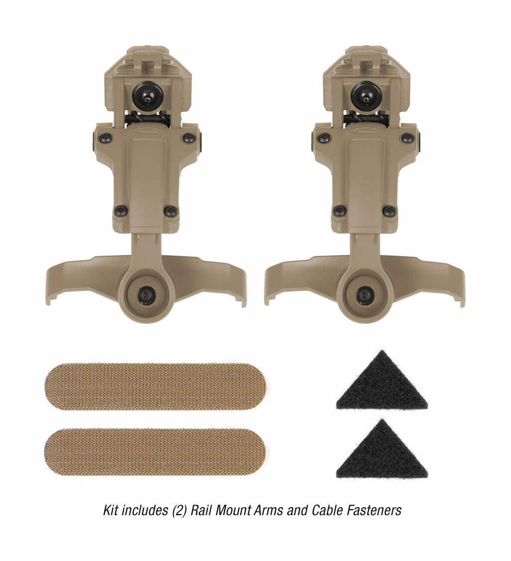 Ops-Core AMP Non-Vent Helmet Rail Mount Kit for Ops-Core/ARC, Team