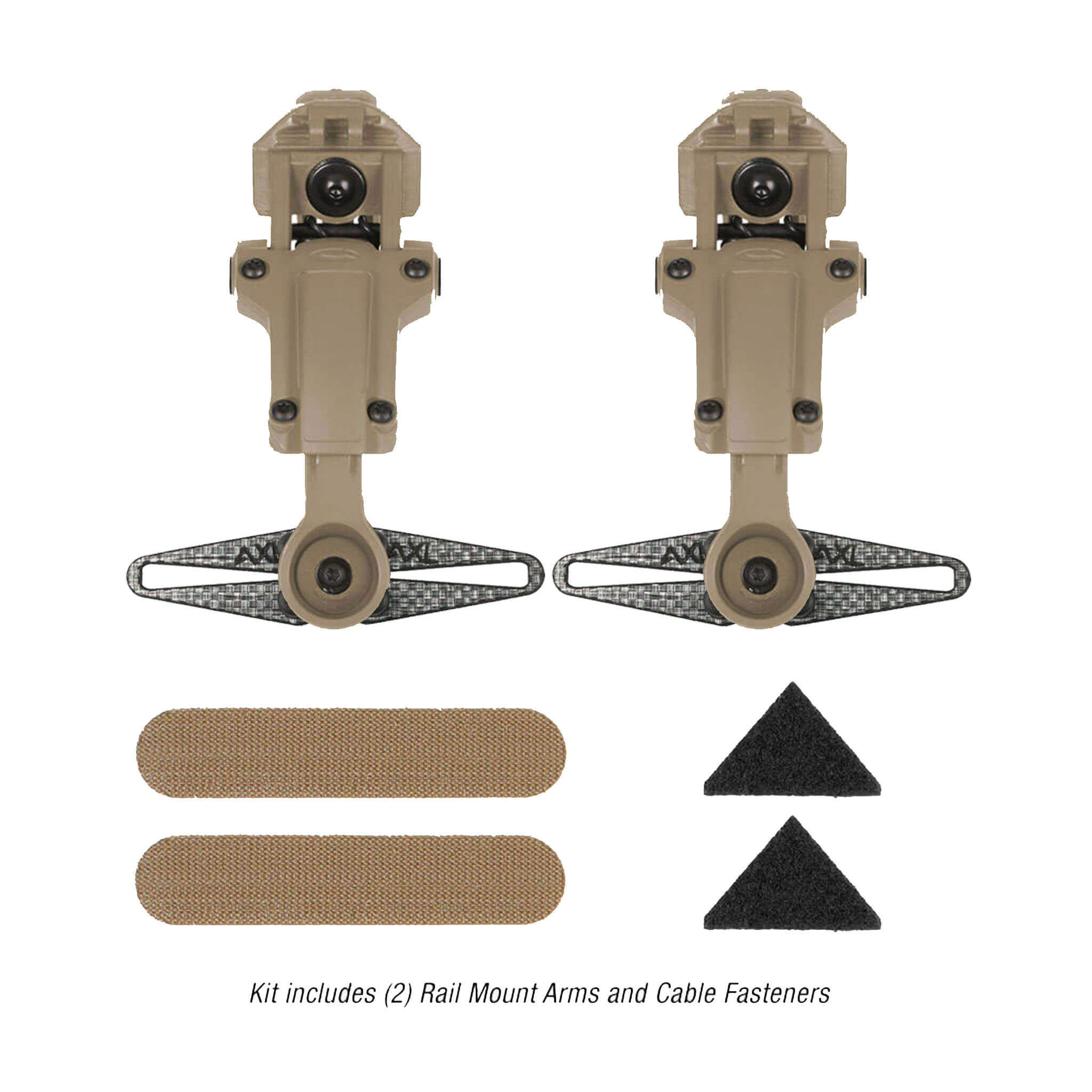 AXL RAC Link/Ops-Core Mount Kit for: Peltor, MSA, Sordin, TCI, SWATCOM ...