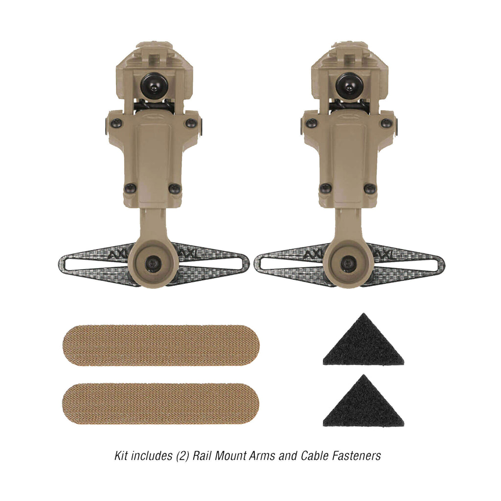 Axl Rac Link AXL RAC Link/Ops-Core Mount Kit for: Peltor, MSA, Sordin, TCI, SWATCOM ...