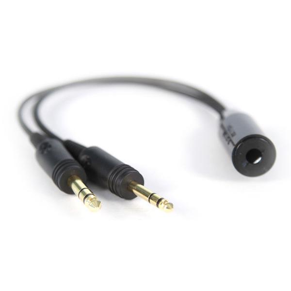 P/N: HELI2GA-ADPT: Helicopter to General Aviation Headset Adapter Comm Gear Supply CGS