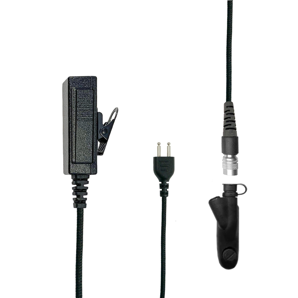 Tactical 2 Wire Comms Kit w/ Braided Fiber Cabling for Peltor, 3M, Howard Leight Impact Pro, Impact Sport, Pro Ears, MSA  Nexus J11 B2W-SNL-SR quick disconnect kit with no adapter quick release hirose easy connect B2W-SNL-33SR: Motorola HT750, HT1250, HT1550, MTX850, MTX950, MTX960, MTX8250, MTX9250, PR860 Comm Gear Supply CGS