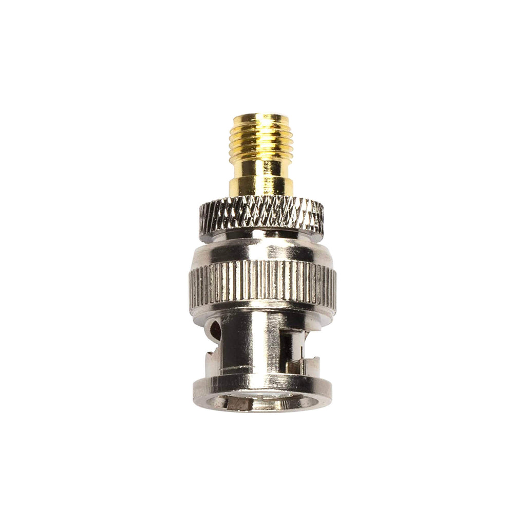 SMA Famele to BNC Male Quick Disconnect Adapter ARK-SMAF-BNCM﻿: Designed to work with most Motorola, Kenwood, Baofeng, models or any radio using the SMA antenna connector