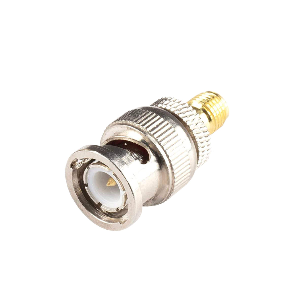SMA Famele to BNC Male Quick Disconnect Adapter ARK-SMAF-BNCM﻿: Designed to work with most Motorola, Kenwood, Baofeng, models or any radio using the SMA antenna connector