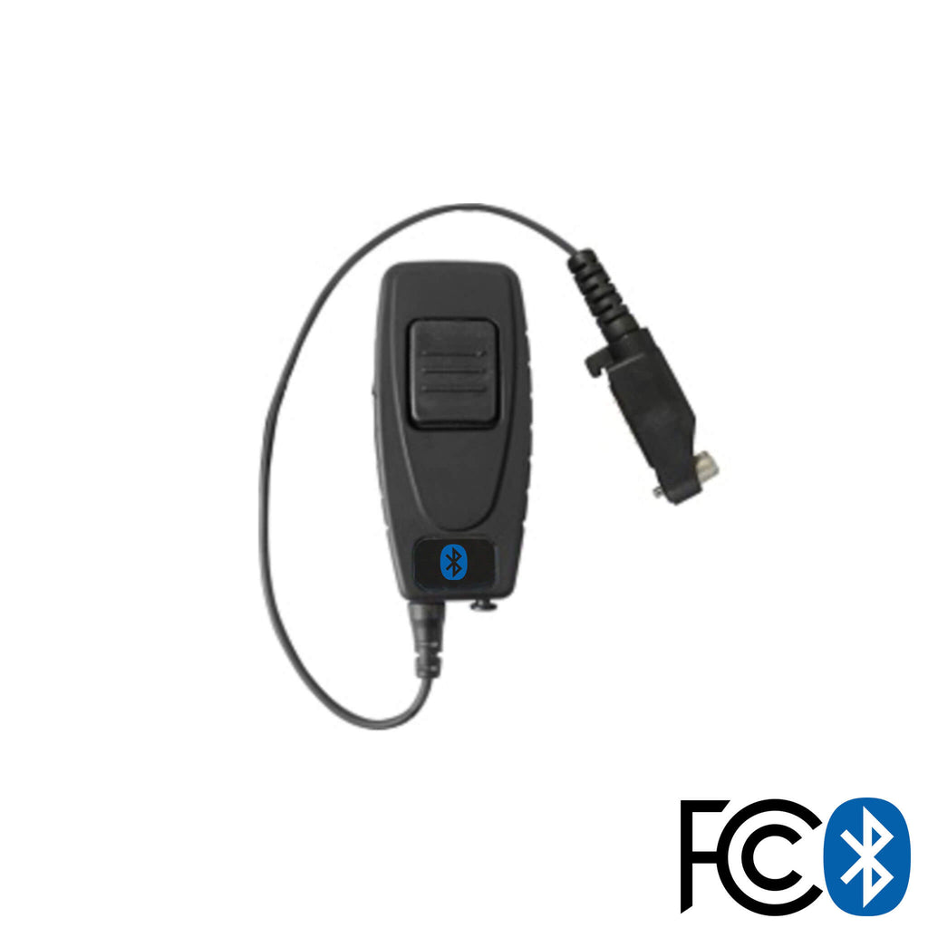 Bluetooth Speaker Mic w/ Volume Knob & Adapter For Harris HPD250 Momentum & More BTH-550-MAX Comm Gear Supply CGS BT-500-H8
