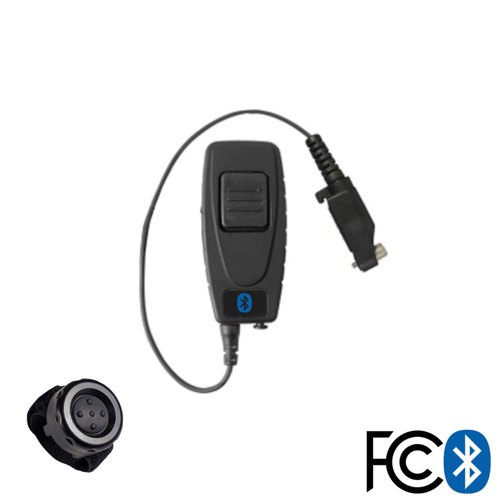 Bluetooth Radio Adapter For Mic/Earpiece: Hytera: Hytera PD-602, PD-662, PD-682, X1e, X1p, Z1p, HP602, HP605, HP682, HP680, HP702, HP705, HP782, HP785 BT-500-H8 finger push to talk Comm Gear Supply CGS