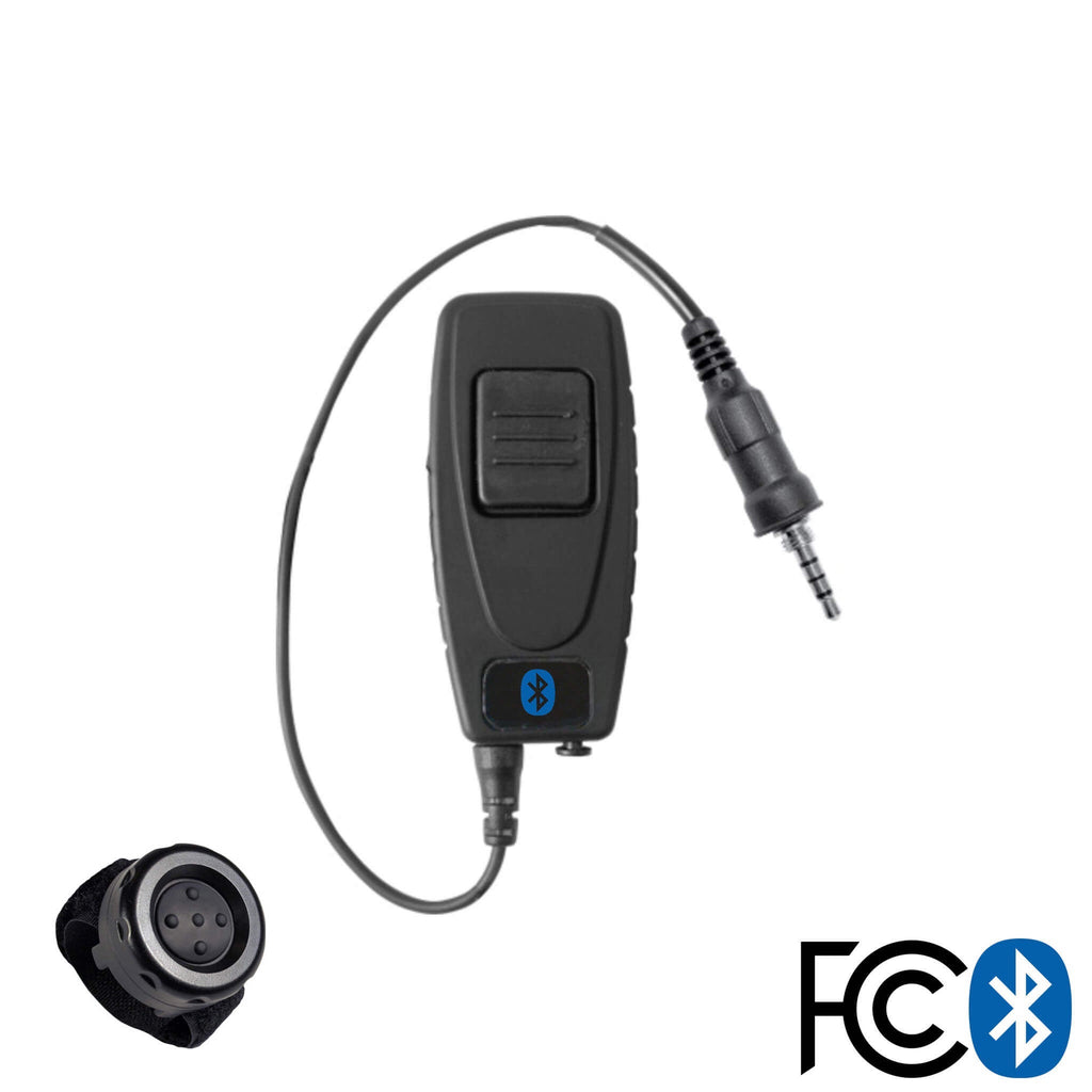 P/N: BT-542-V2+BT-PTT-Z-HD: Bluetooth Radio Adapter For Mic/Earpiece: Vertex: Threaded Single Pin: EVX-S24 bt-542  Comm Gear Supply CGS