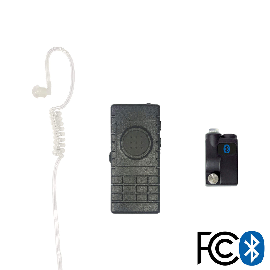 Bluetooth Lapel/Utility Mic & Earpiece Kit w/ Adapter For Icom: F30/40/50/M88 pryme BTH-300-BT-510 Comm Gear Supply CGS