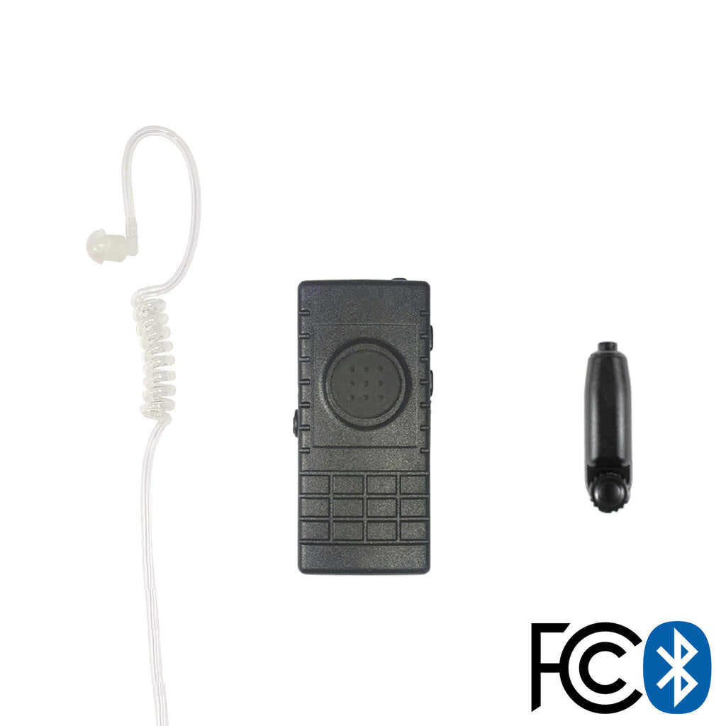 Bluetooth Lapel/Utility Mic & Earpiece Kit w/ Adapter For Motorola: EX500, EX560-XLS, EX600, EX600XLS, GL2000, GP328PLUS, GP338PLUS, GP344, GP338, PRO5151 ELITE, (AirSoft Popular) Retevis: RT29, RT47, RT48, RT82, RT83, RT87, HYT: PT-790, TC-3000, TC-3600, TC-610P, TC-780, TC-780MPT, BaoFeng: UV9R, UV9R Plus, BF-A58, UV-XR, GT-3WP, Ailunce: HD1 pryme BTH-300-BT-543 Comm Gear Supply CGS Simoco SRP9180