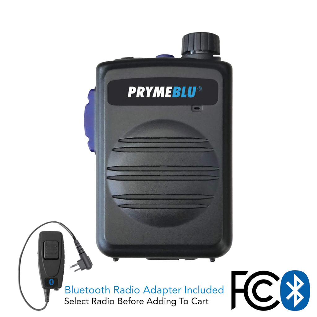 Bluetooth Speaker Mic w/ Volume Knob & 1-2 Pin Adapter For 2-way Radios: Motorola, Kenwood, Baofeng, Hytera, Vertex, Icom BTH-550-MAX Comm Gear Supply CGS