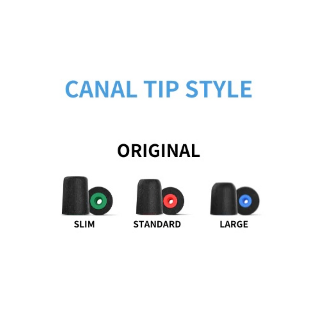  COMP-CANAL Comply Canal Tip Hypoallergenic Sound Isolating Ear Plugs - 2 Pack Comm Gear Supply CGS
