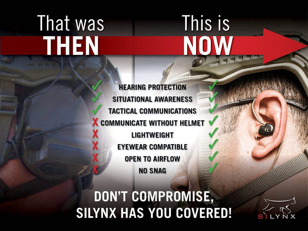 silynx FTIS-HS-0010-B-01, FTIS-HS-0010-T-01﻿: Replacement Tactical Dual In-Ear Headset for: FORTIS Control Box