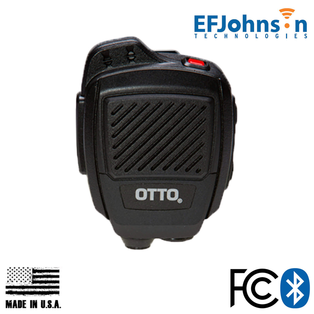 V2-R2BT53133-A Bluetooth OTTO USA Made Speaker Mic For EF Johnson VP Series: VP600, VP900, VP5000, VP6000 Comm Gear Supply CGS