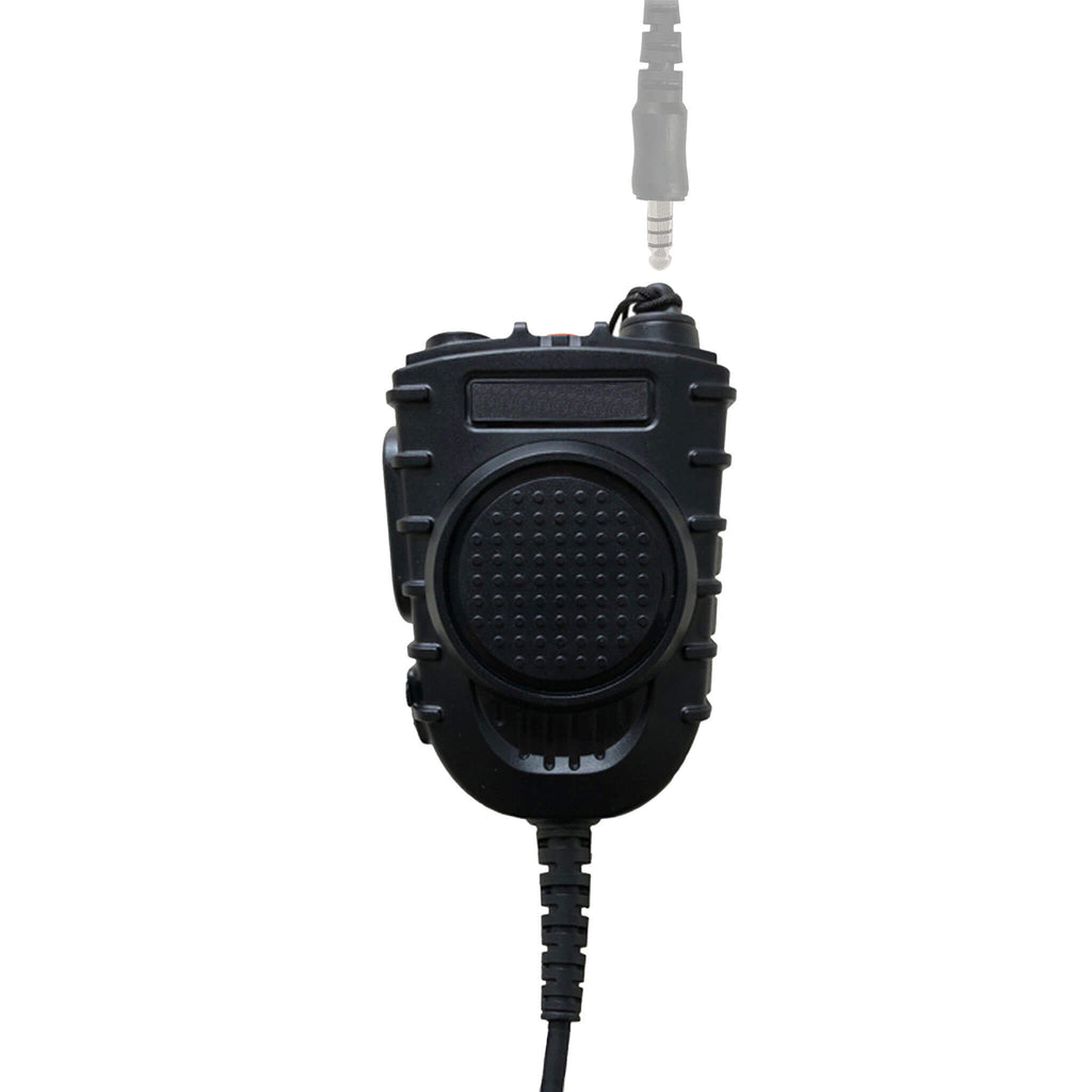 modular speaker mic msm ESM-50-BK2-04 ESM-50-BK2-00 CGS-PTTSM-V1-21 Tactical Radio Adapter/PTT for Headset NATO/Military or US/Civilian Wiring w/ Electret Microphone; Gentex, Ops-Core, OTTO, Peltor, Savox, Helicopter Comms Gentex, Ops-Core, Helicopter - Relm/BK Radio KNG Series: KNG-P150, KNG-P400, KNG-P500, KNG-P800, KNG2-P150, KNG2-P400, KNG2-P500, KNG2-P800