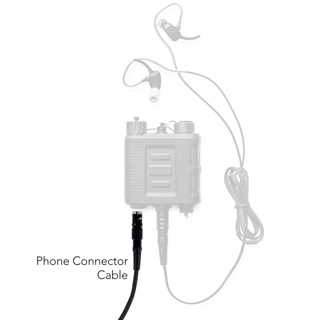 X50-3.5P: Smartphone/Tablet Connector cable for the Invisio X50 and other X Series Control Box/PTT Comm Gear Supply CGS