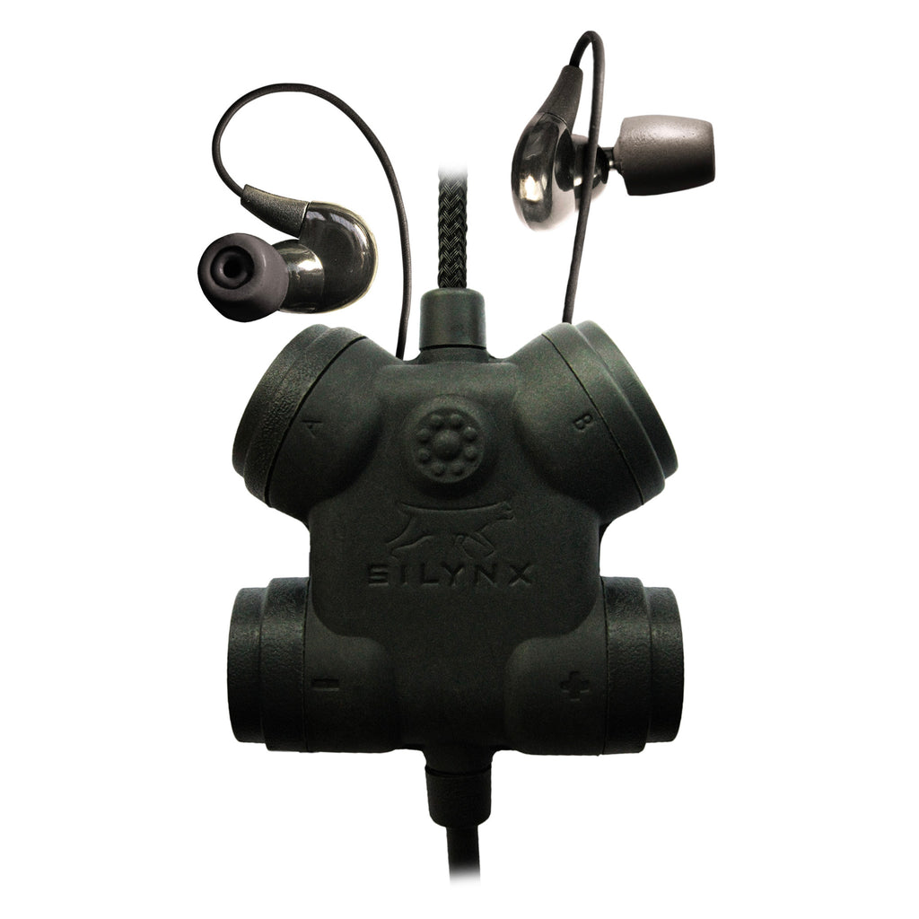 Clarus FX2 Tactical In-Ear Comms System CFX2ITEB-001 For Harris(L3Harris) Falcon III/Thales: RF 7800V, 5800, LVIS USA, AN/PRC-113, AN/PRC-119, AN/PRC-150, AN/PRC-152, AN/PRC-154, AN/PRC-117, AN/PRC-119, Thales MBITR AN/PRC-148 & other PRC ASIP SINCGARS Radios w/ U-229(5 Pin) & U-329(6 Pin) Comm Gear Supply CGS