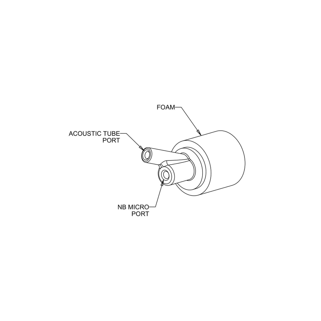 P/N: IEC-Tip: C102621-2 C102621-19 C102622-06 405991-A C102638 C102624-2 C102624-19 NoizeBarrier Micro Comms ear tip Comm Gear Supply CGS