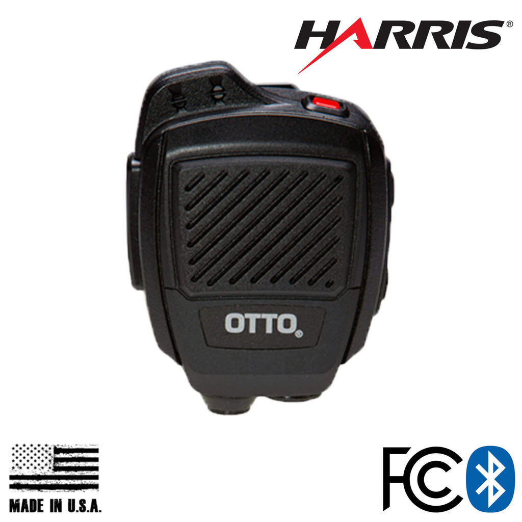 V2-R2BT53133-A V2-R2BT13133-A Bluetooth OTTO USA Made Speaker Mic For Harris: XG-100/P, XL-185/P/Pi, XL-200/P/Pi Comm Gear Supply CGS