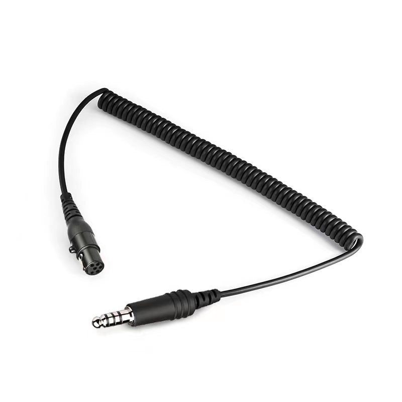 NATO-FLX2: Used to convert 3M PELTOR CH-3 Headset Model MT74H52A-110 (6 pin FLX2-200 connector) to J11 NATO ELTOR Flex 2 Cable w/J11 Connector To Ch-3 Headset-110, Black, FLX2-200 , MPN: FLX2-200 , Code: PL-HK1-M2RX44-FLX2-200 Comm Gear Supply CGS