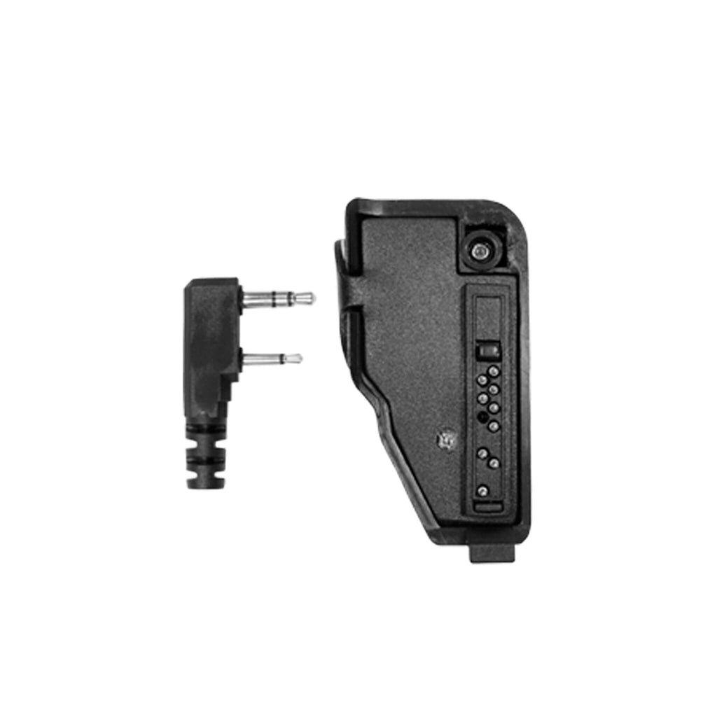 P/N: 11-01: 2-Pin Radio Adapter/Converter for All Kenwood Multi-Pin TK & NX Series Comm Gear Supply CGS