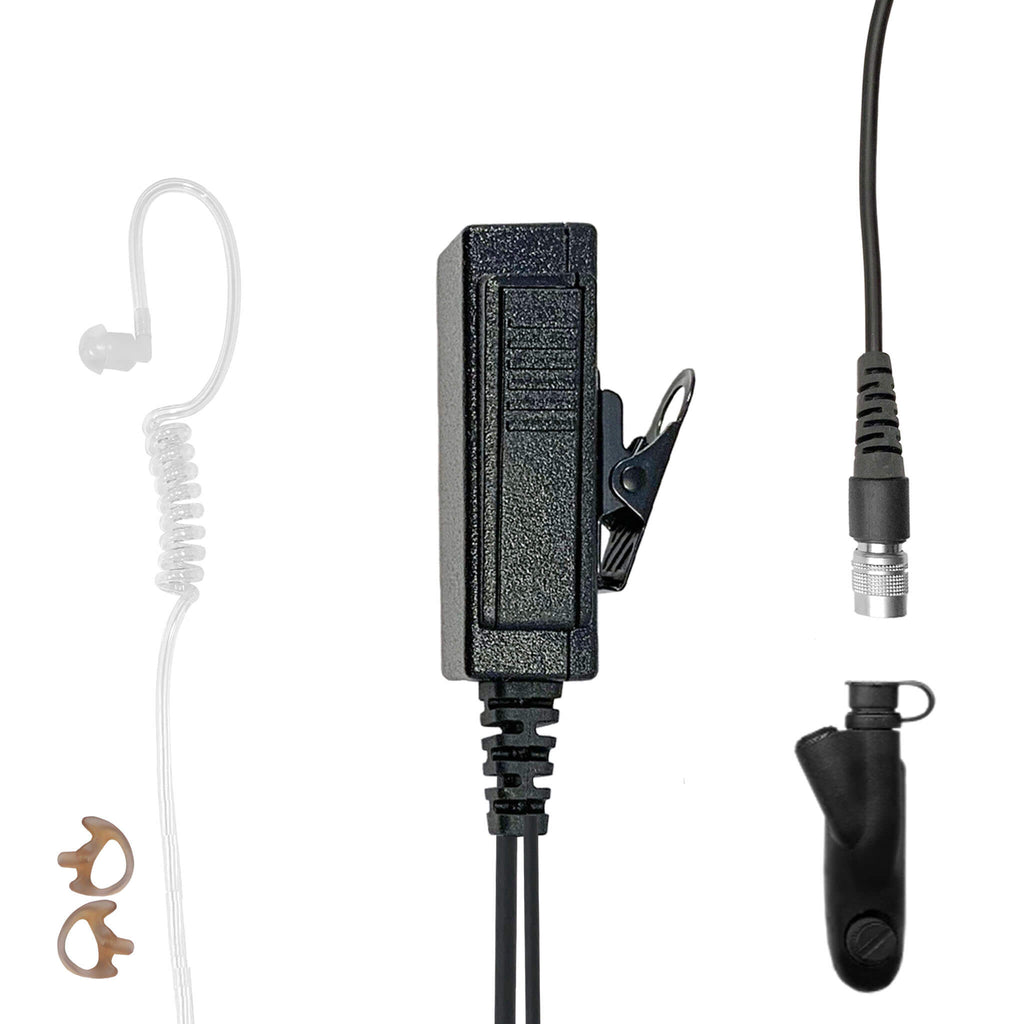 Mic & Earpiece Radio Kit - Quick Disconnect Motorola: HT750/1250/1550, MTX850/950/960/8250/9250, PR860 & More Comm Gear Supply CGS LT33SR