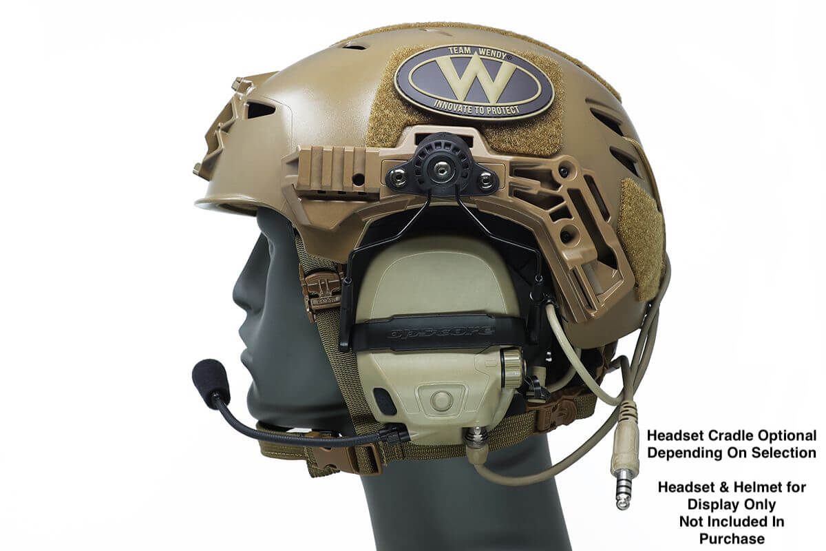 Ops-Core AMP Conventional Helmet Mounts by Unity Tactical- For Rail Sy ...