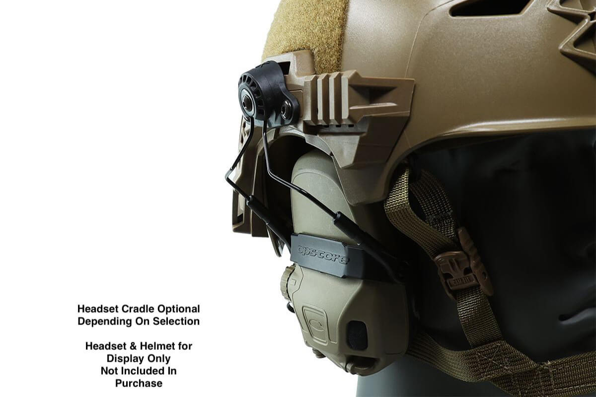 Ops-Core AMP Conventional Helmet Mounts by Unity Tactical- For Rail Sy –  Comm Gear Supply