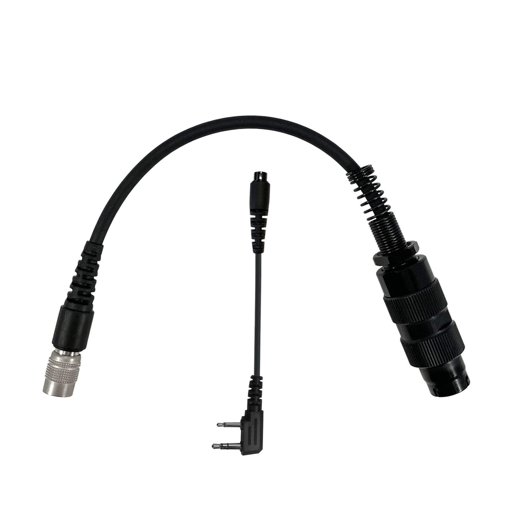 u238 male U-238 M55116 headsets/PTT systems by 3M Peltor, TCI, TEA, MSA, SORDIN MIL-01SR: Adapter to convert Military Connectors: U-229(5 Pin) U-329(6 Pin) Connectors to 2 Pin Kenwood, Baofeng, BTECH, Rugged Radios, Diga-Talk, TYT, AnyTone, Wouxon, Relm/BK Radio, Quansheng Comm Gear Supply CGS