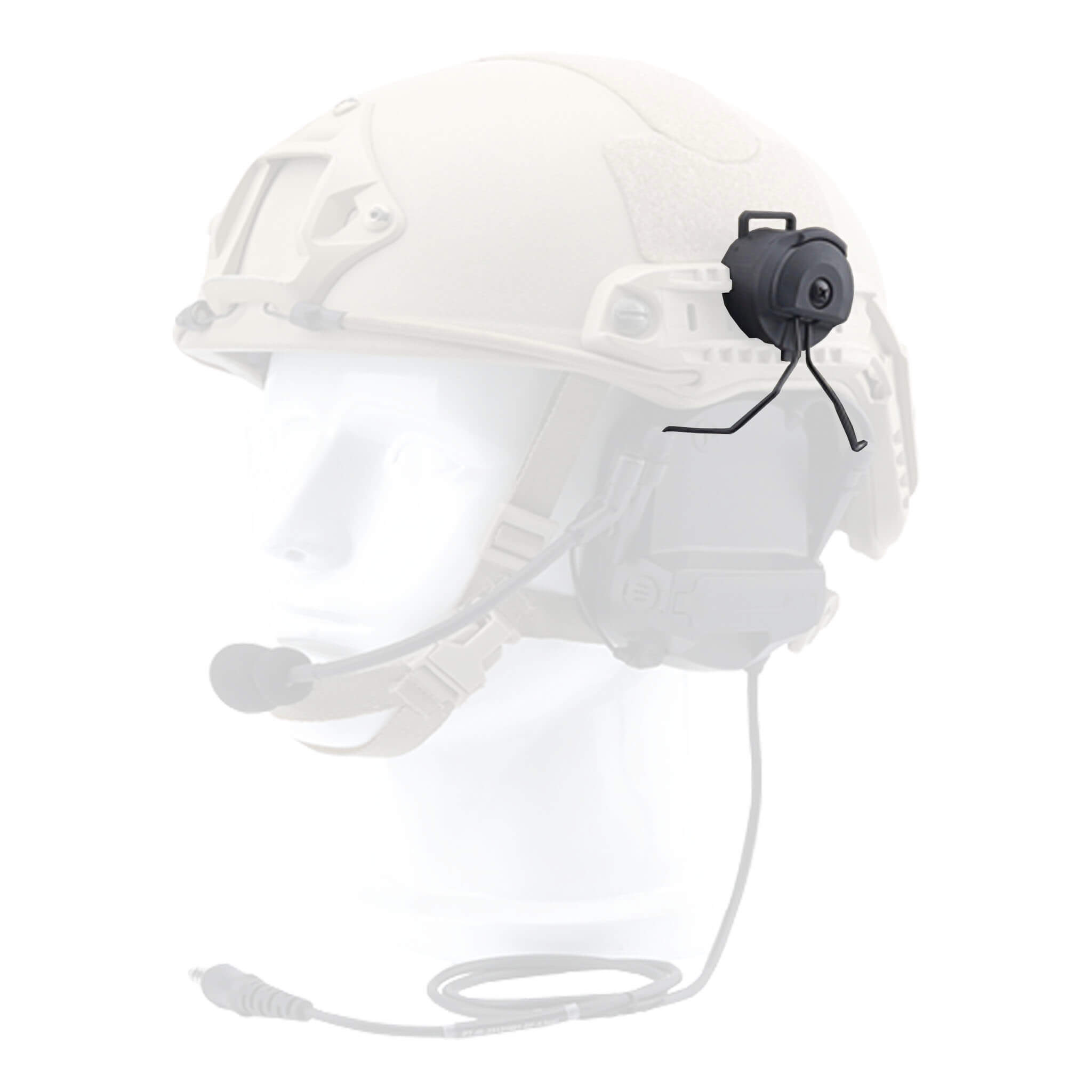 Adattatore Per Cuffie Tattiche Su Casco - Compatibile Con Ops Core E Team Wendy, Rotazione 360° - Foto 1