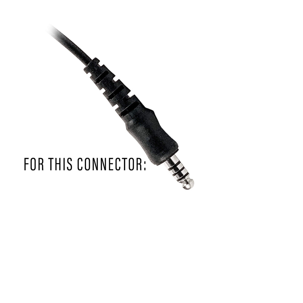 nxc-33rr-a Tactical Radio amplified Connector Cable & Push To Talk Adapter for Headset: NATO/Military Wiring, Gentex, Ops-Core, OTTO, Select Peltor Models, Helicopter - Motorola: HT750/1250/1550, MTX850/950/960/8250/9250, PR860 & More Comm Gear Supply CGS