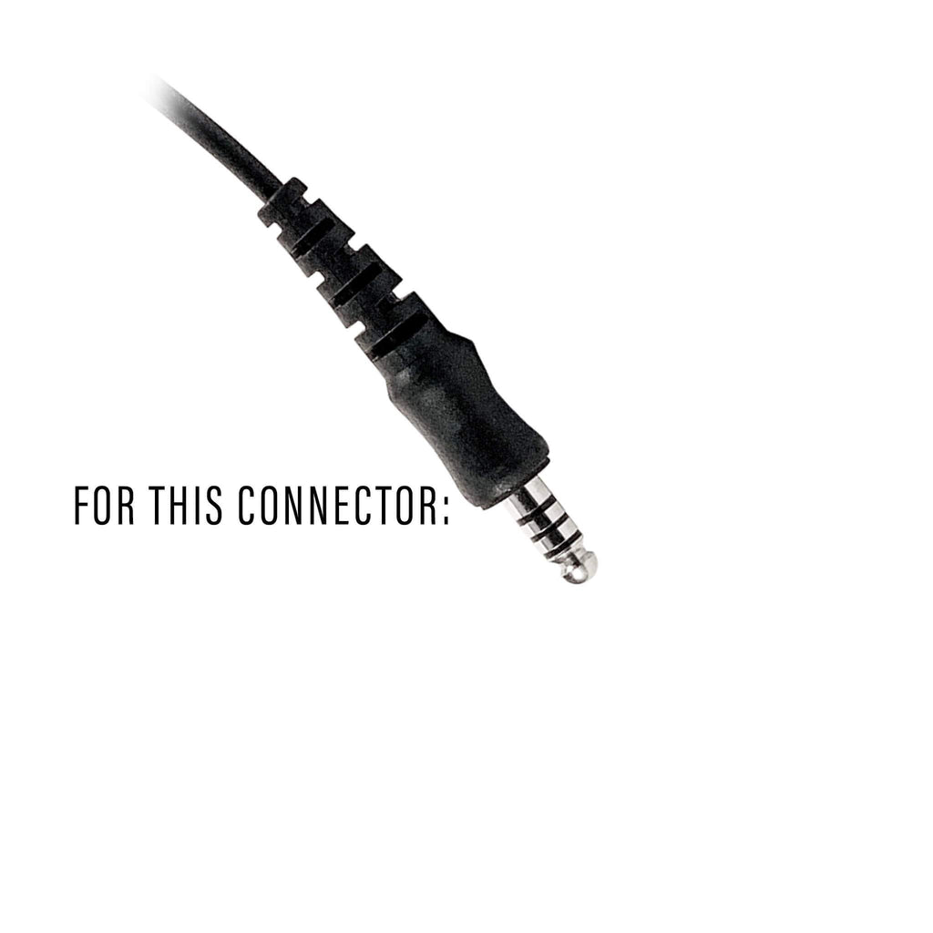 Tactical Radio Adapter/PTT for Headset(Hirose Adapter System): Peltor, TCI, TEA, Helicopter - Quick Disconnect Harris(L3Harris)/Tait TP3000, TP3300, TP3350, TP3500, TP8100, TP8110, TP8115, TP8120, TP8135, TP8140, TP9300, TP9355, TP9360, TP9400, TP9435, TP9440, TP9445, TP9460 & More Comm Gear Supply CGS PT-PTTV1-08RR