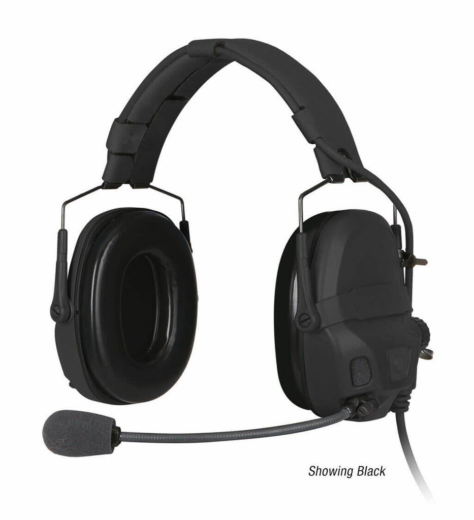 N101153-02-0200, N101153-02-0201, N101153-02-0202, N101153-02-0203 Ops-Core AMP Tactical Headset w/ Active Hearing Protection - Headset Only Fixed Single Lead U174 nfmi Comm Gear Supply CGS