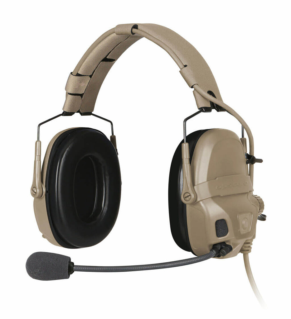 N101153-02-0200, N101153-02-0201, N101153-02-0202, N101153-02-0203 Ops-Core AMP Tactical Headset w/ Active Hearing Protection - Headset Only Fixed Single Lead U174 nfmi Comm Gear Supply CGS