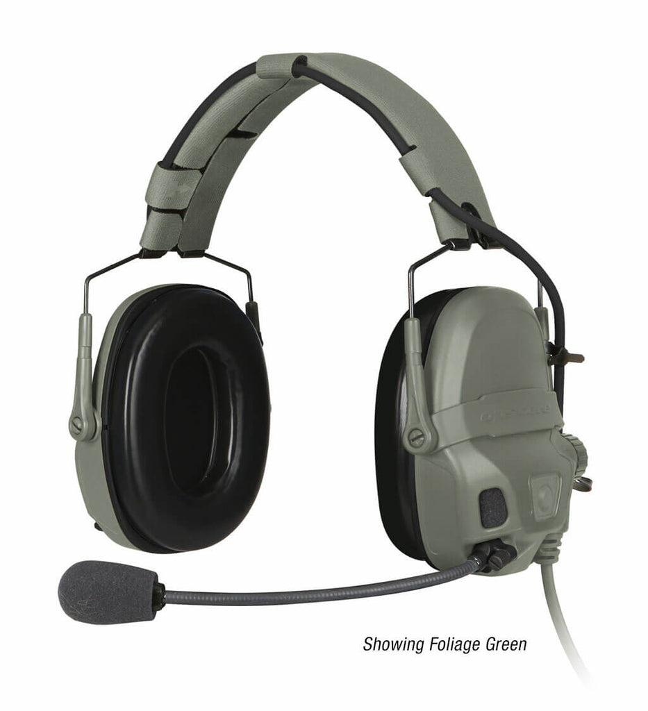 N101153-02-0200, N101153-02-0201, N101153-02-0202, N101153-02-0203 Ops-Core AMP Tactical Headset w/ Active Hearing Protection - Headset Only Fixed Single Lead U174 nfmi Comm Gear Supply CGS