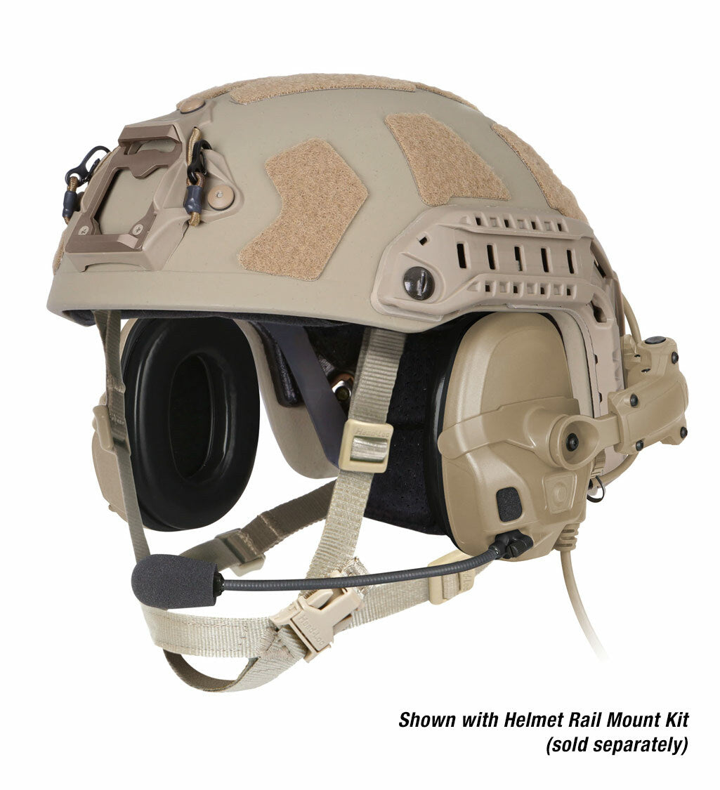 実物Ops Core AMP NFMI対応モデル ヘルメットマウント付き Ops-Core AMP NFMI Tactical Headset w/ Active Hearing Protection