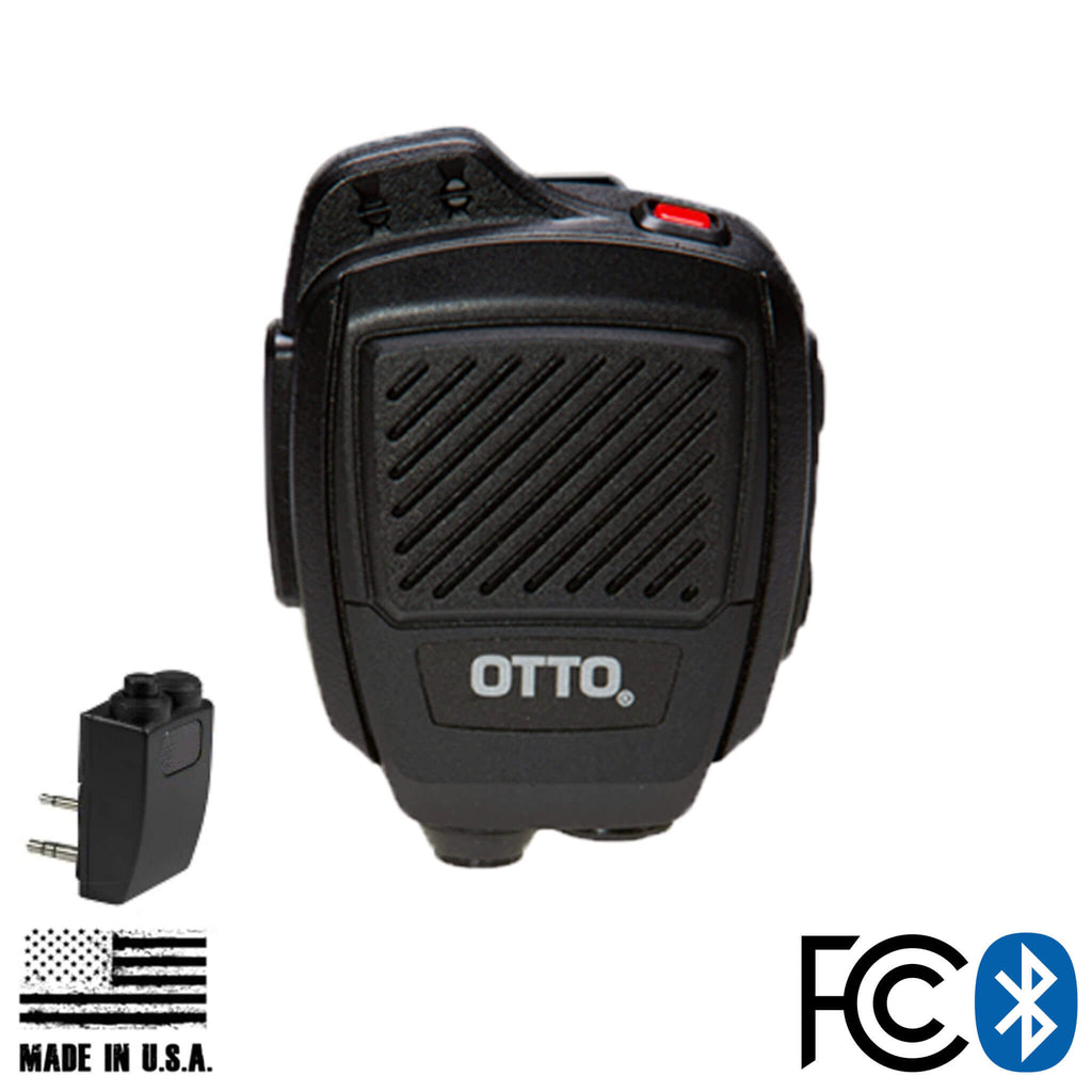 V2-R2BT53133-A Bluetooth OTTO USA Made Speaker Mic & Adapter For Kenwood: ONLY NX-220/240/320/340/420 and TK-2170/2173/2312/2360/2402/3170/3360/3402 Comm Gear Supply CGS CGS-OTTOBT-01D