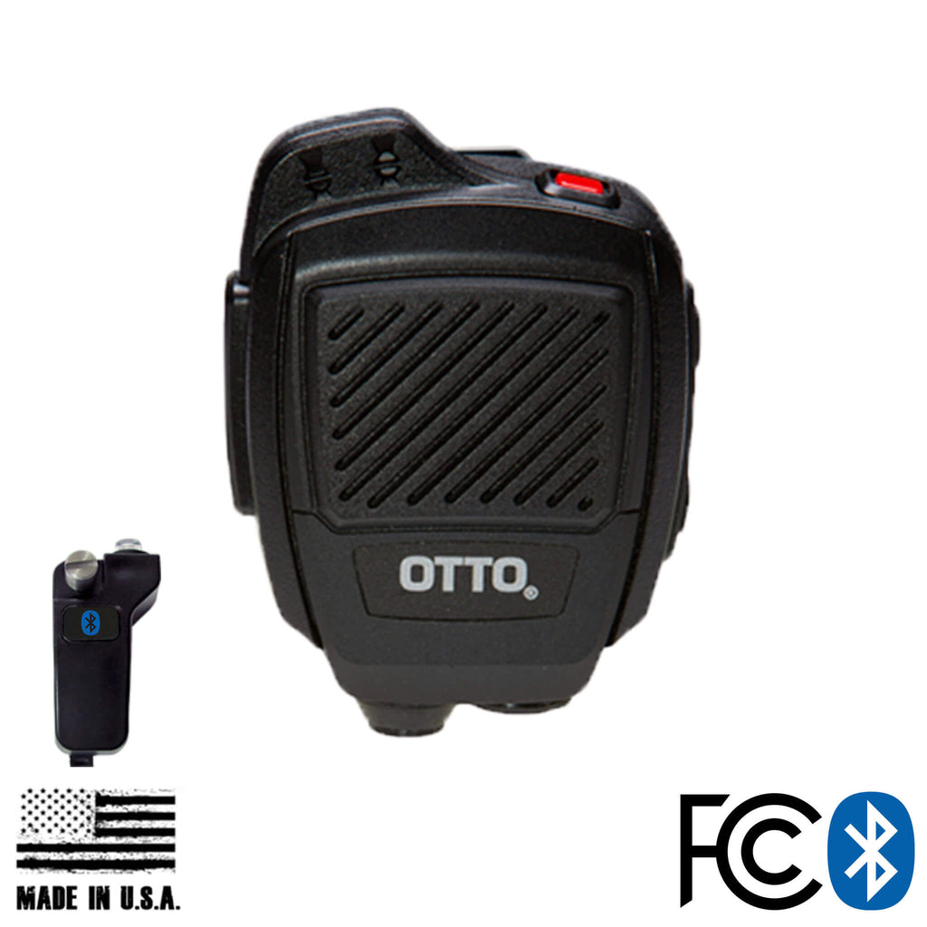 V2-R2BT53133-A Bluetooth OTTO USA Made Speaker Mic & Adapter For Kenwood: All Kenwood Multi-Pin TK & NX Series Comm Gear Supply CGS CGS-OTTOBT-11