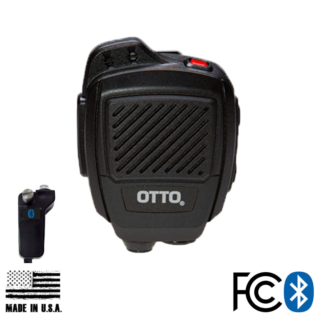 V2-R2BT53133-A Bluetooth OTTO USA Made Speaker Mic & Adapter For Kenwood: All Kenwood Multi-Pin TK & NX Series Comm Gear Supply CGS