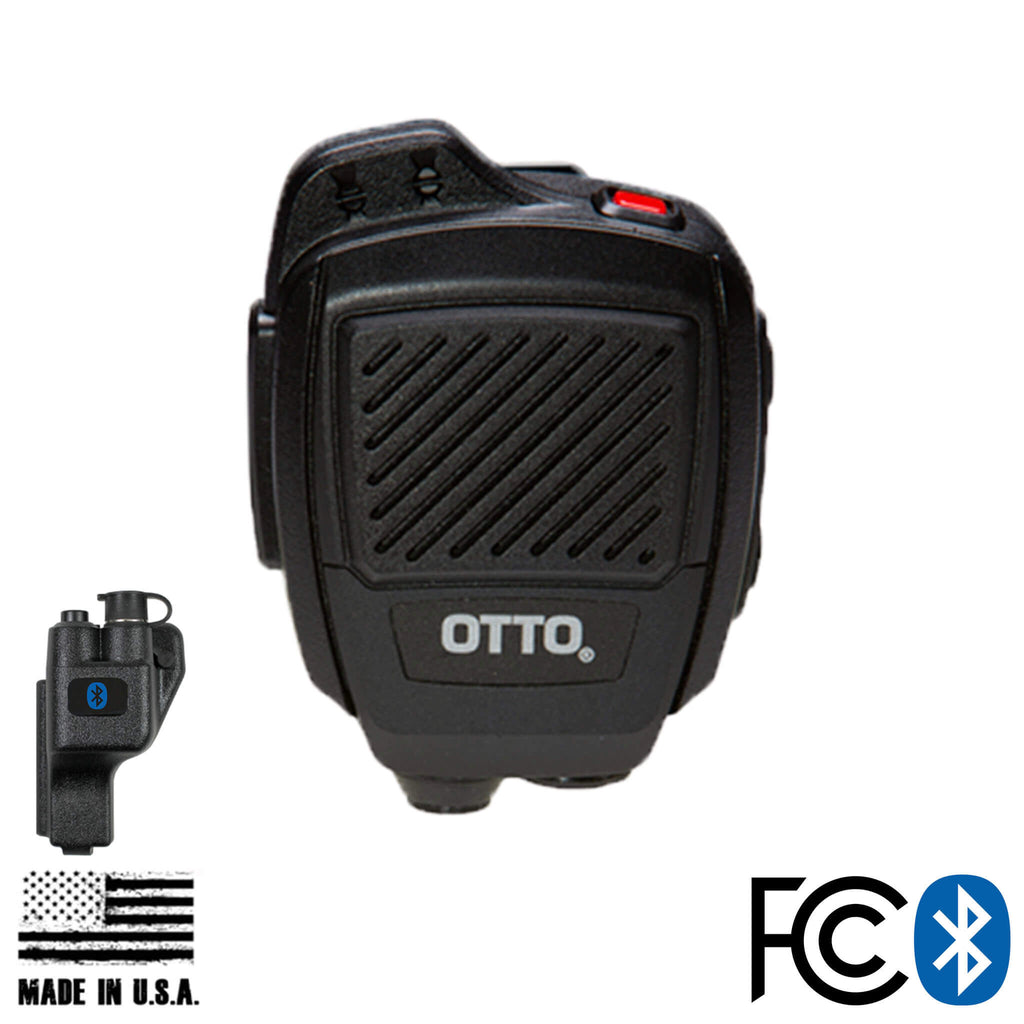 V2-R2BT53133-A Bluetooth OTTO USA Made Speaker Mic & Adapter For Motorola: XTS Series, HT/JT1000, MT/MTS2000, MTX838/900/8000/9000, PR1500 & More Comm Gear Supply CGS