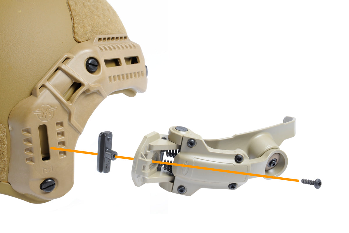 Unity Adapter Kit for AMP Ops-Core Rail Mounts for Hard Head