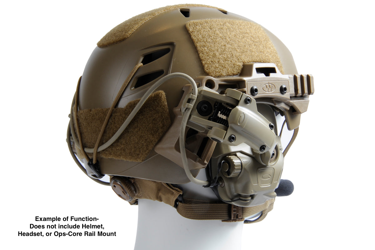 Tactische helm ARC railadapter, tactische pick-up headset, multi-angle Tactische helm ARC railadapter, tactische pick-up headset, multi-angle