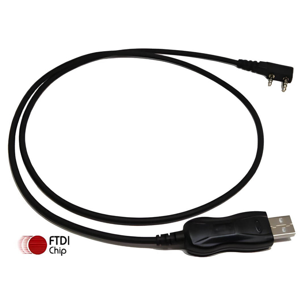 P/N: PC03: Programming Cable for BTECH, BaoFeng, Kenwood, and AnyTone Radio BaoFeng UV-5Rs, UV-82s, BF-F8HP, UV-5X3, UV-82HP and more! Works with the BaoFeng and Kenwood portable radios requiring the 2-pin KPG-22 Comm Gear Supply CGS