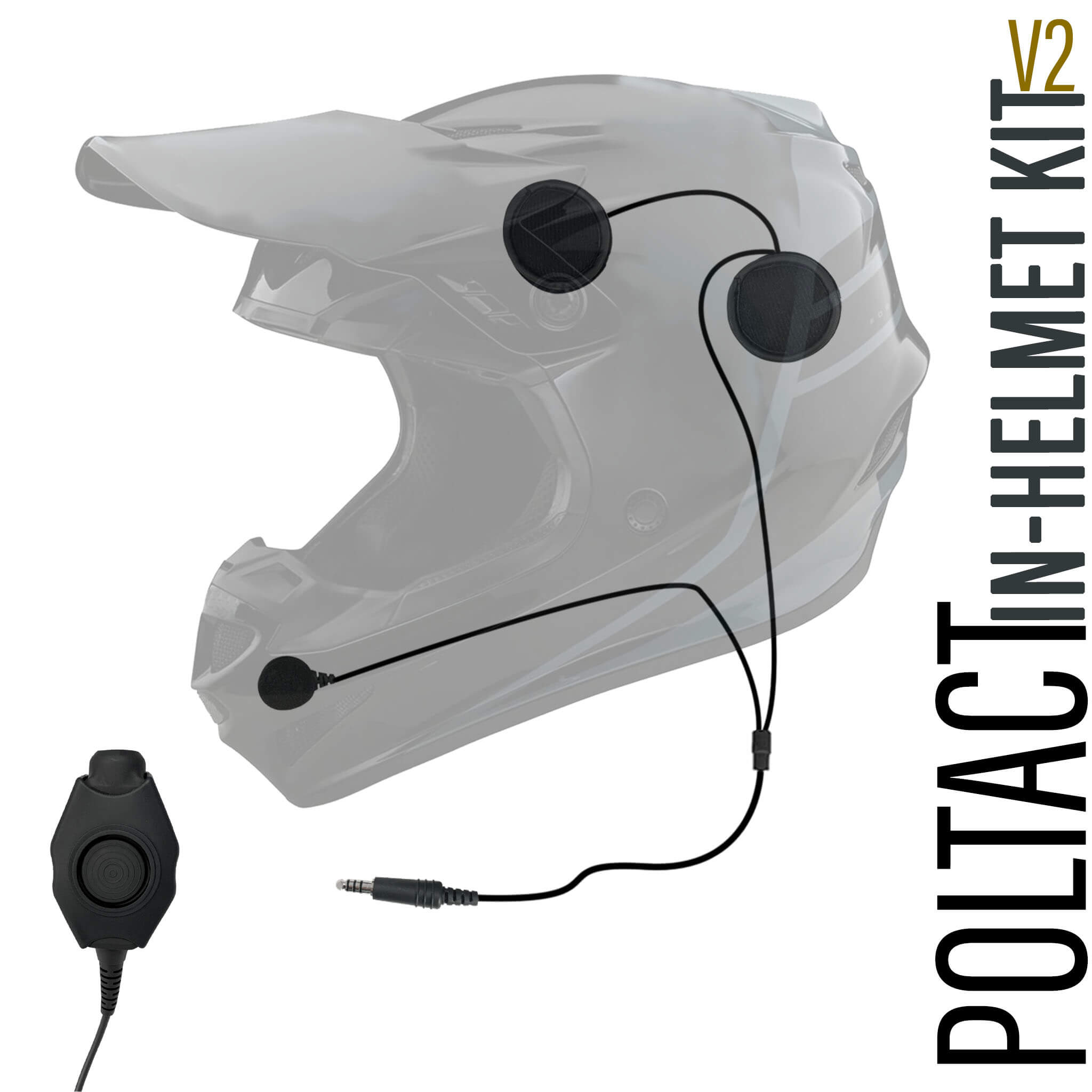 can you talk through a motorcycle helmet Tactical In Helmet & Push To Talk Kit