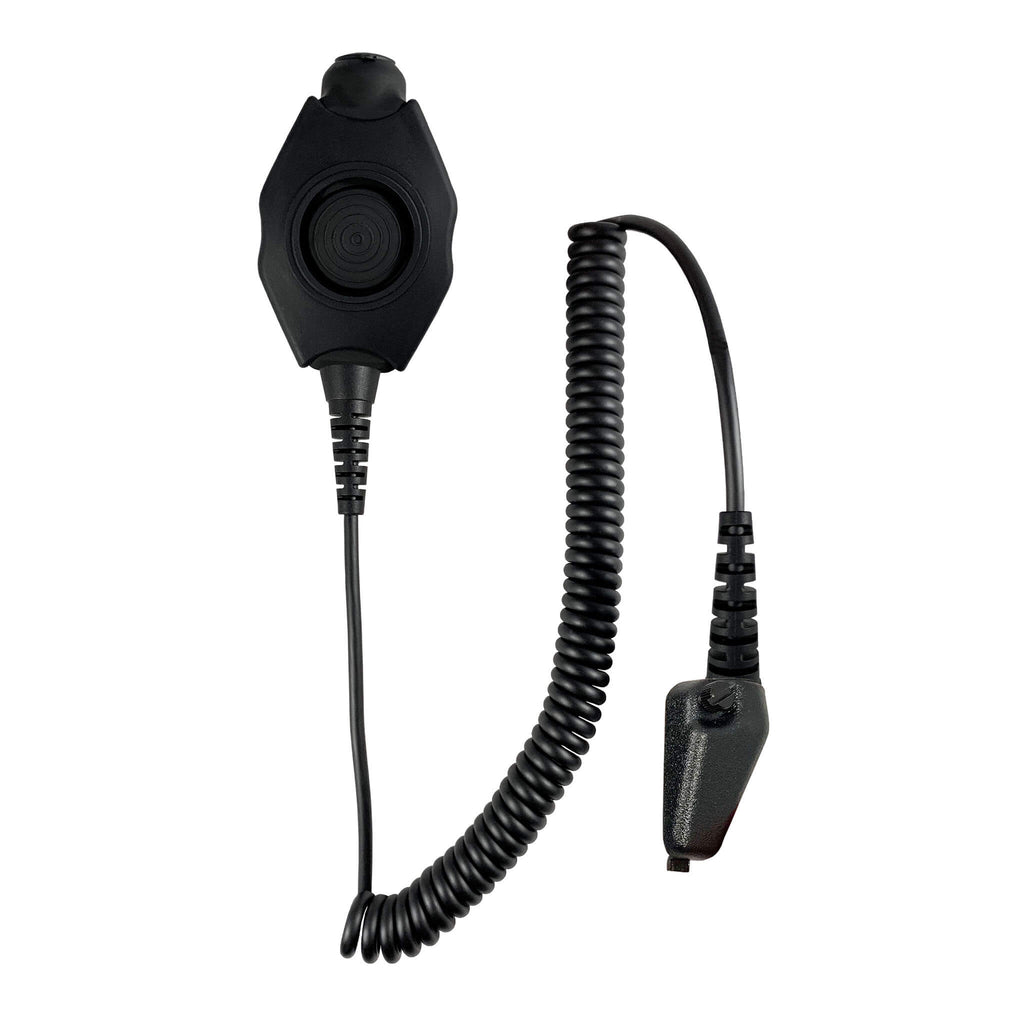Tactical Radio Headset w/ Active Hearing Protection - PTH-V1-11 Material Comms PolTact Headset & Push To Talk(PTT) Adapter For Kenwood: NX-200, NX-210, NX-300, NX410, NX-411, NX-3200, NX3300, NX-5200, NX-5300, NX-5400, TK-190, TK-2140, TK-2180, TK-280, TK-290, TK-3140, TK-3148, TK-3180, TK-380, TK-385, TK-390, TK-480, TK-481, TK-5210, TK-5220, TK-5310, TK-5320, TK-5400