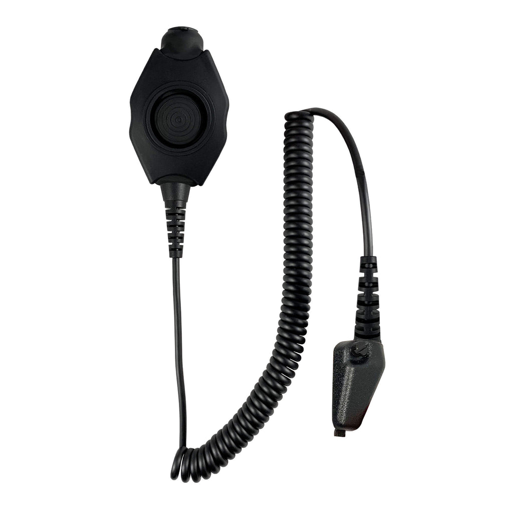 Tactical Mic / Earpiece / PTT Kit - Upgrade Kit Kit, No Adapter Lo Vis R23 Single Comm Ruggedized Earpiece atlantic signal TCI safariland tecs tactical enforcement communication system PTM-V2-NX-11: EF Johnson: VP5000, VP5230, VP5330, VP5430, VP6000, VP6230, VP6330, VP6430 Comm Gear Supply CGS