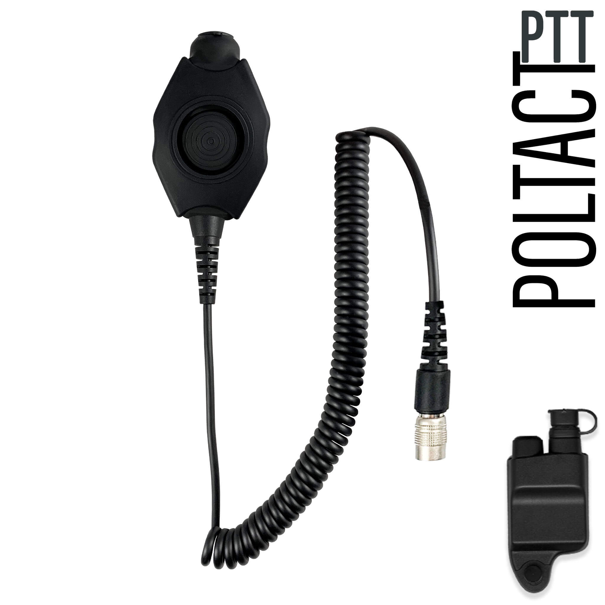 Tactical Radio Adapter/PTT for Headset w/ Quick Disconnect(Hirose): US –  Comm Gear Supply