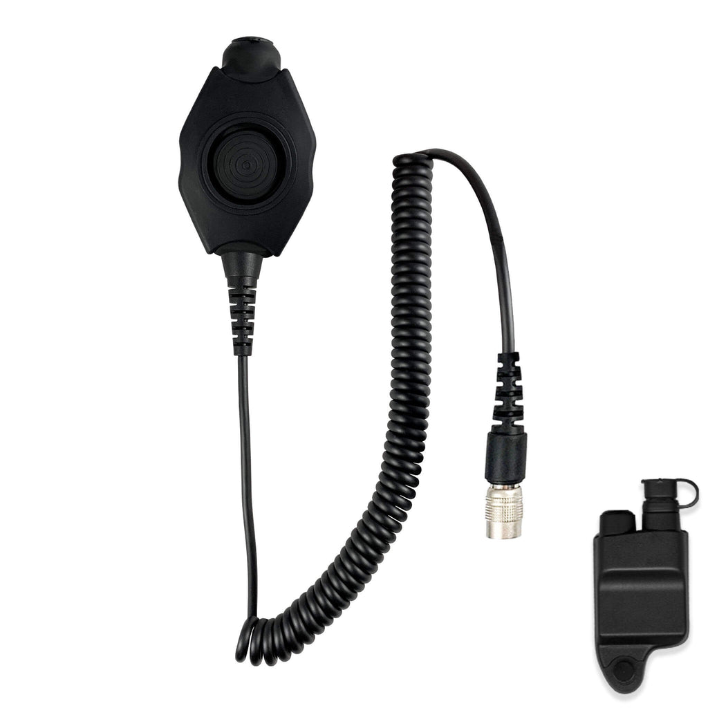 OTTO TAC NoizeBarrier Tactical Radio Headset w/ Active Hearing Protection -  Harris, M/A-Com P5300, P5350, P5370, P5450, P5470, P5500, P5550, P5570, P7300, P7350, P7370, XG-15(P/MultiMode), XG-25(P/Pe/MultiMode), XG-75(P/Pe/MultiMode) V4-11032FD V4-11032BK V4-11032OD V4-11033FD V4-11033BK V4-11033OD V4-11054BK V4-11055BK V4-11056BK V4-11058BK V4-11082BK Comm Gear Supply CGS