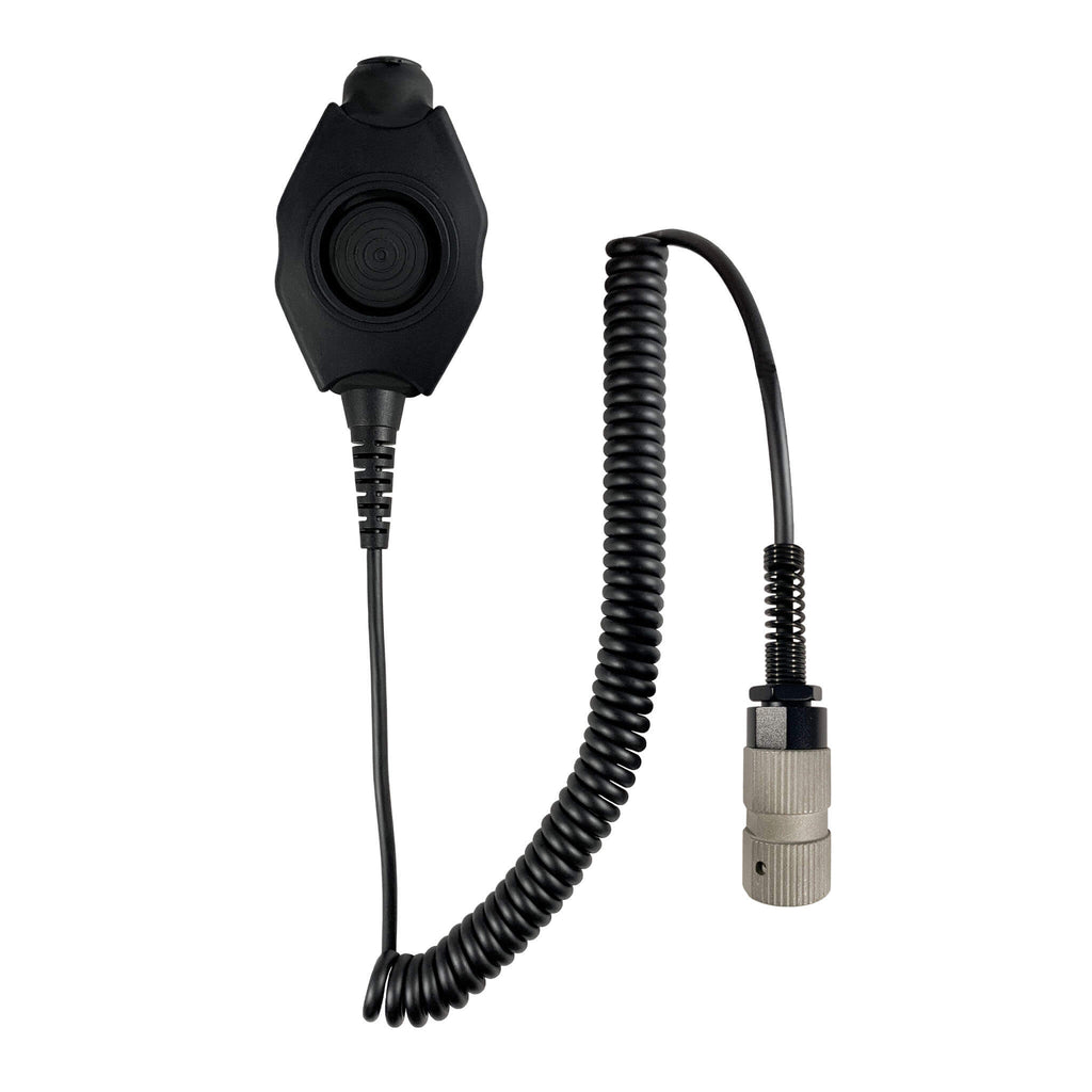 Tactical Mic / Earpiece / PTT Kit - Upgrade Kit Kit, No Adapter Lo Vis R23 Single Comm Ruggedized Earpiece atlantic signal TCI safariland tecs tactical enforcement communication system PTM-V2-NX-MIL: Harris Falcon III/Thales: AN/PRC-113, AN/PRC-119, AN/PRC-150, AN/PRC-152, AN/PRC-154, AN/PRC-117, AN/PRC-119, Thales MBITR RF 7800V, 5800, LVIS USA, AN/PRC-148 & other PRC ASIP SINCGARS Radios w/ U-229(5 Pin) & U-329(6 Pin) Audio Ports. Comm Gear Supply CGS