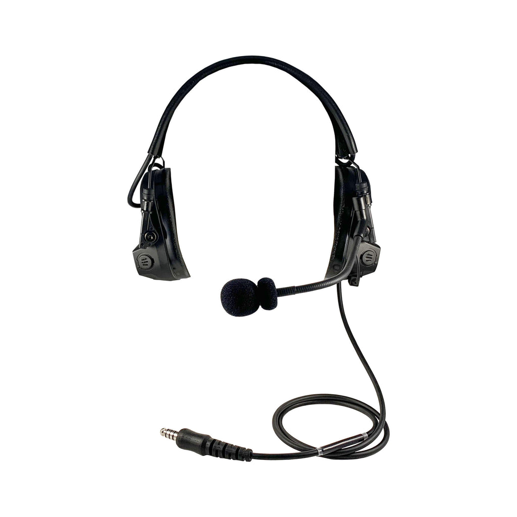 Tactical Radio Headset w/ Active Hearing Protection & Release Adapter - PTH-V1-33RR The Material Comms PolTact Headset & Push To Talk(PTT) Adapter For BaoFeng: UV9R, UV9R Plus, BF-A58, UV-XR, GT-3WP, BF-9700, UV-5S, BF-R760, UV-82WP. U94 Upgrade! Helicopter Helmet Comms Compatible BF-558, BF-N9, UV9R Pro, Comm Gear Supply CGS